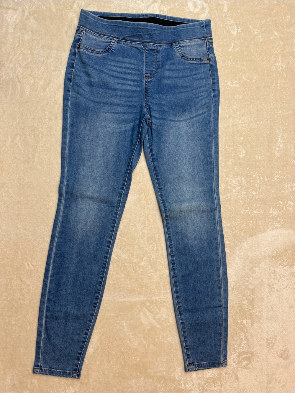 George Medium Blue High-Rise Skinny Jeans